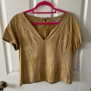 Lucky brand suede top